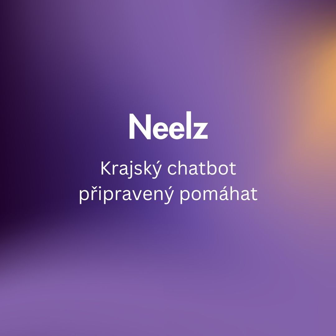 Neelz je nový krajský Chatbot.
